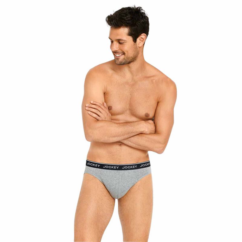 Jockey Mens Attached Elastic Briefs (4 Pack) image number 0
